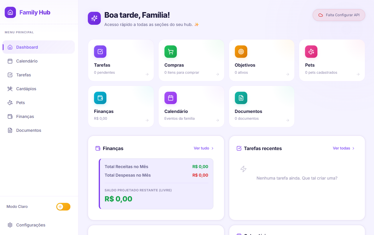 Capa do projeto FamilyHub